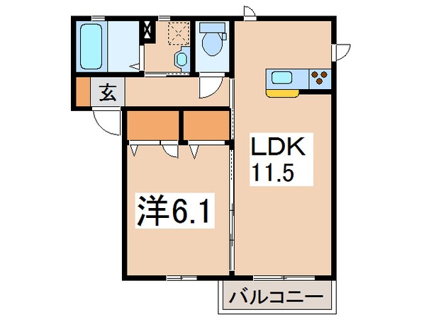 ハビテーションＴ Ａの物件間取画像